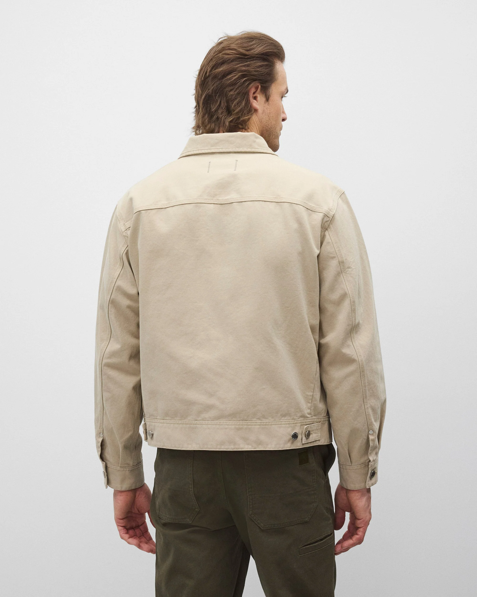 Cotton Canvas Grounds Jacket - Image 5