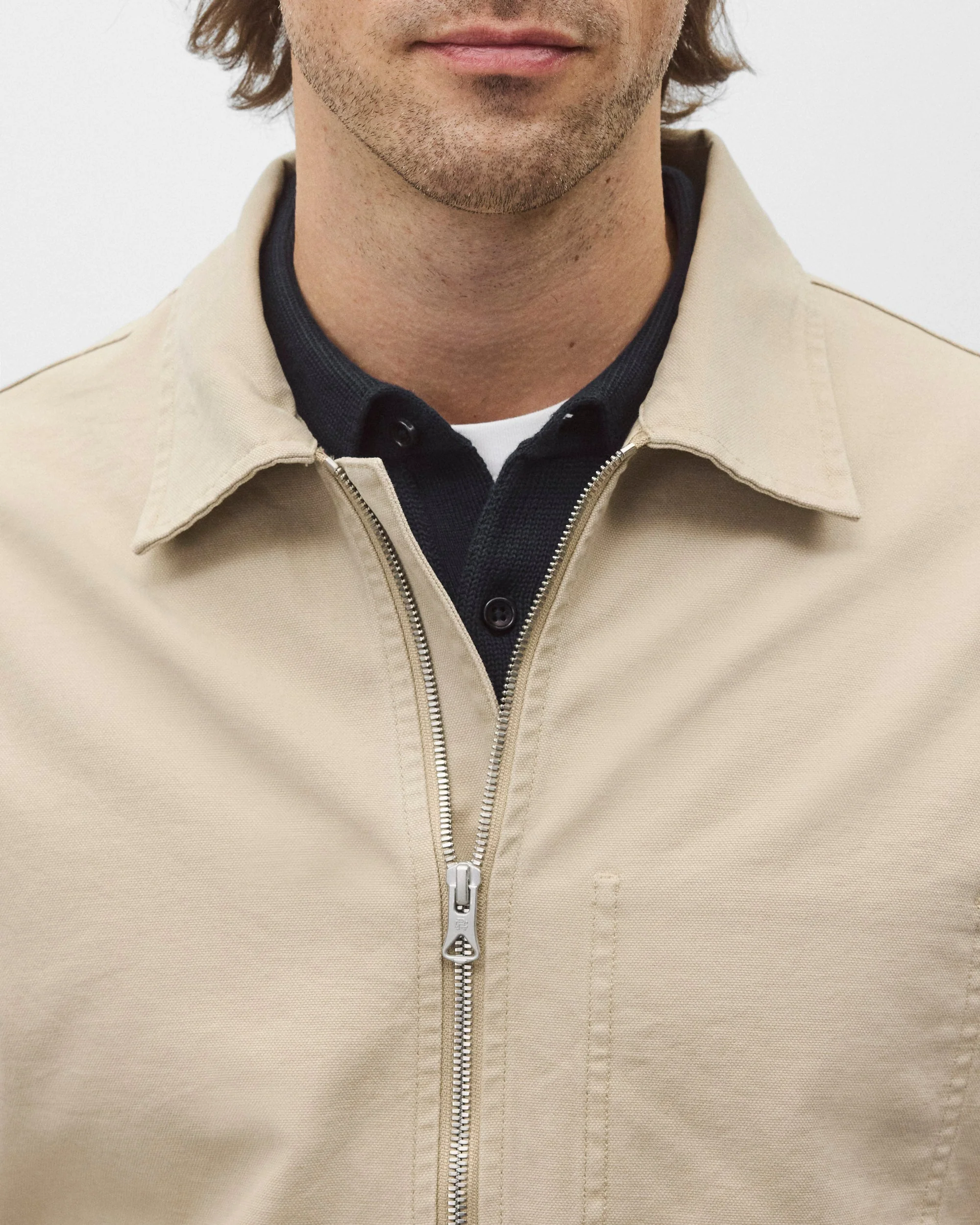 Cotton Canvas Grounds Jacket - Image 7
