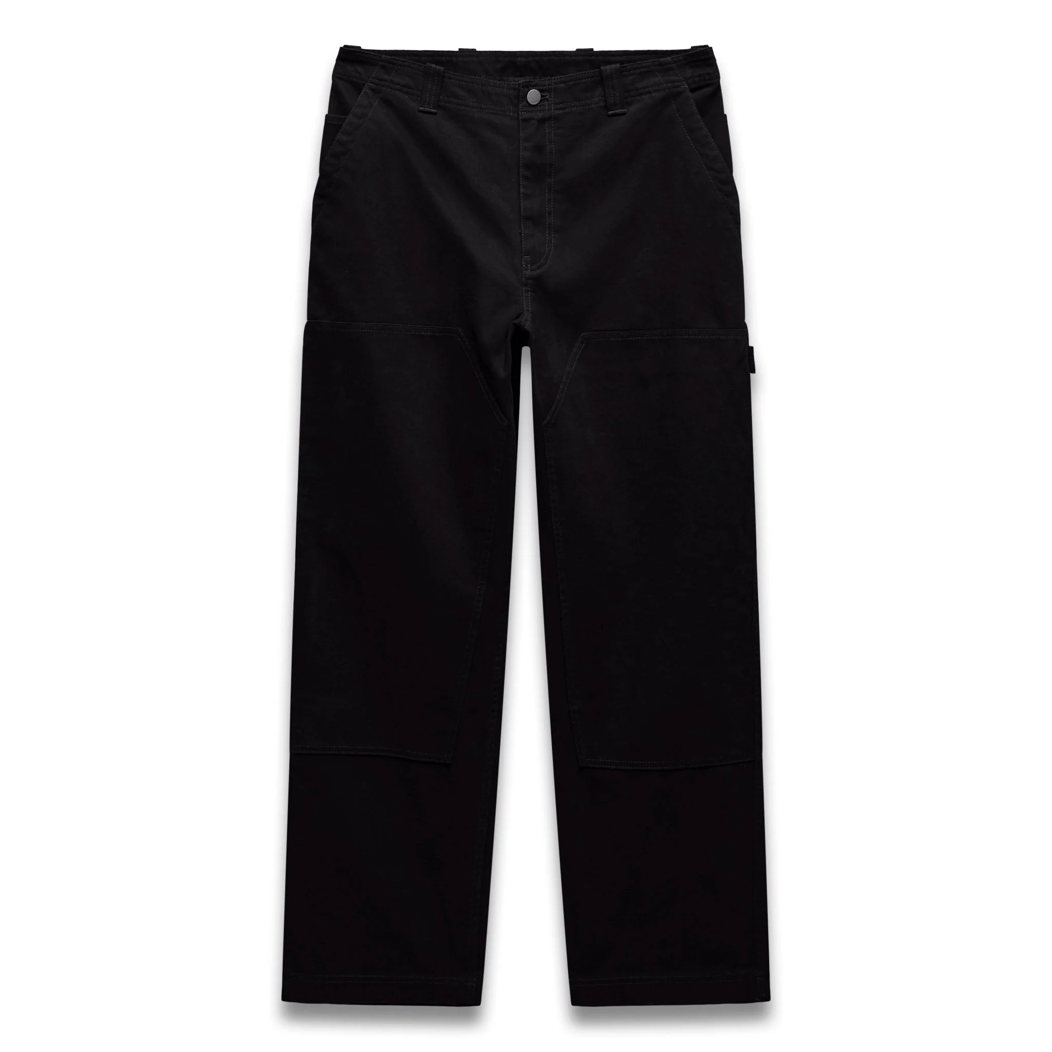 Cotton Canvas Relaxed Double Knee Pant
