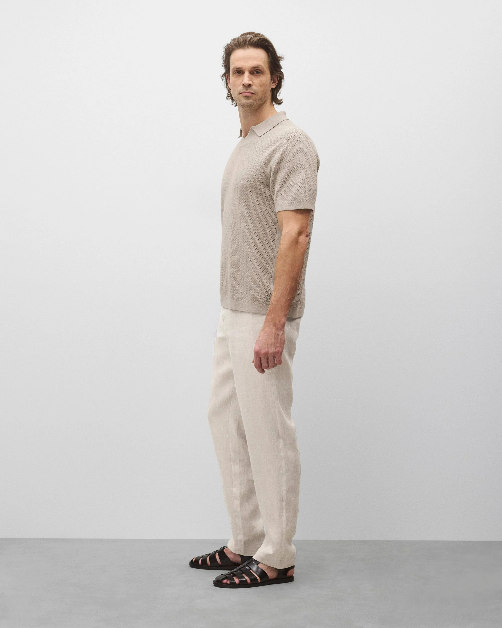 Cotton Linen Victor Polo - Image 3
