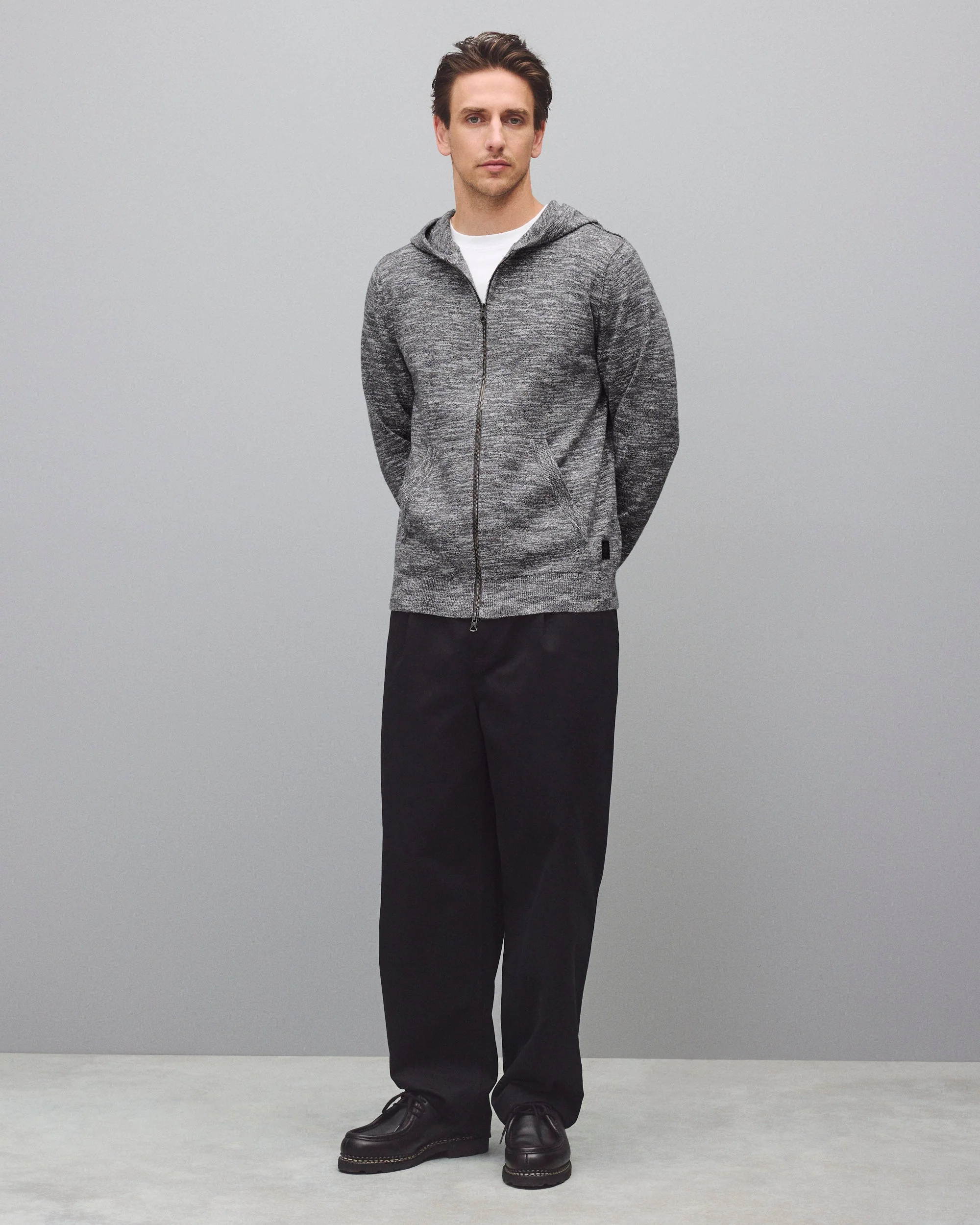 Cotton Slub Laurel Zip Hoodie - Image 3
