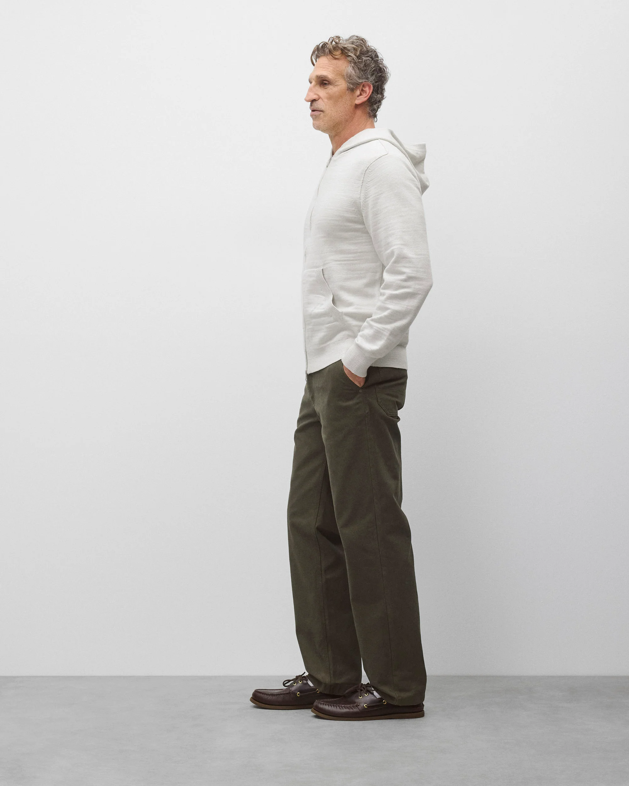 Cotton Slub Laurel Zip Hoodie - Image 3