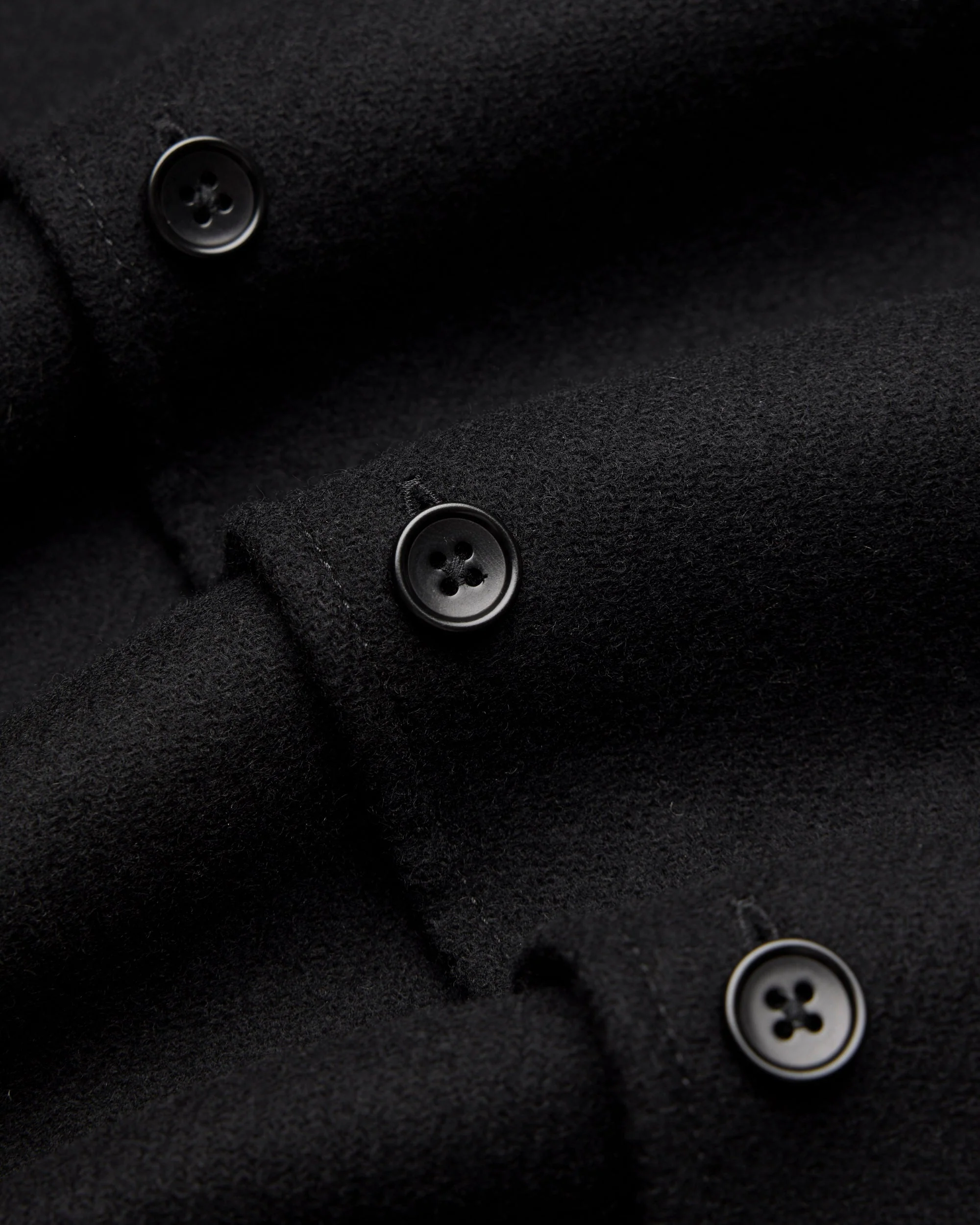 Double Faced Wool Concourse Overshirt - Image 10