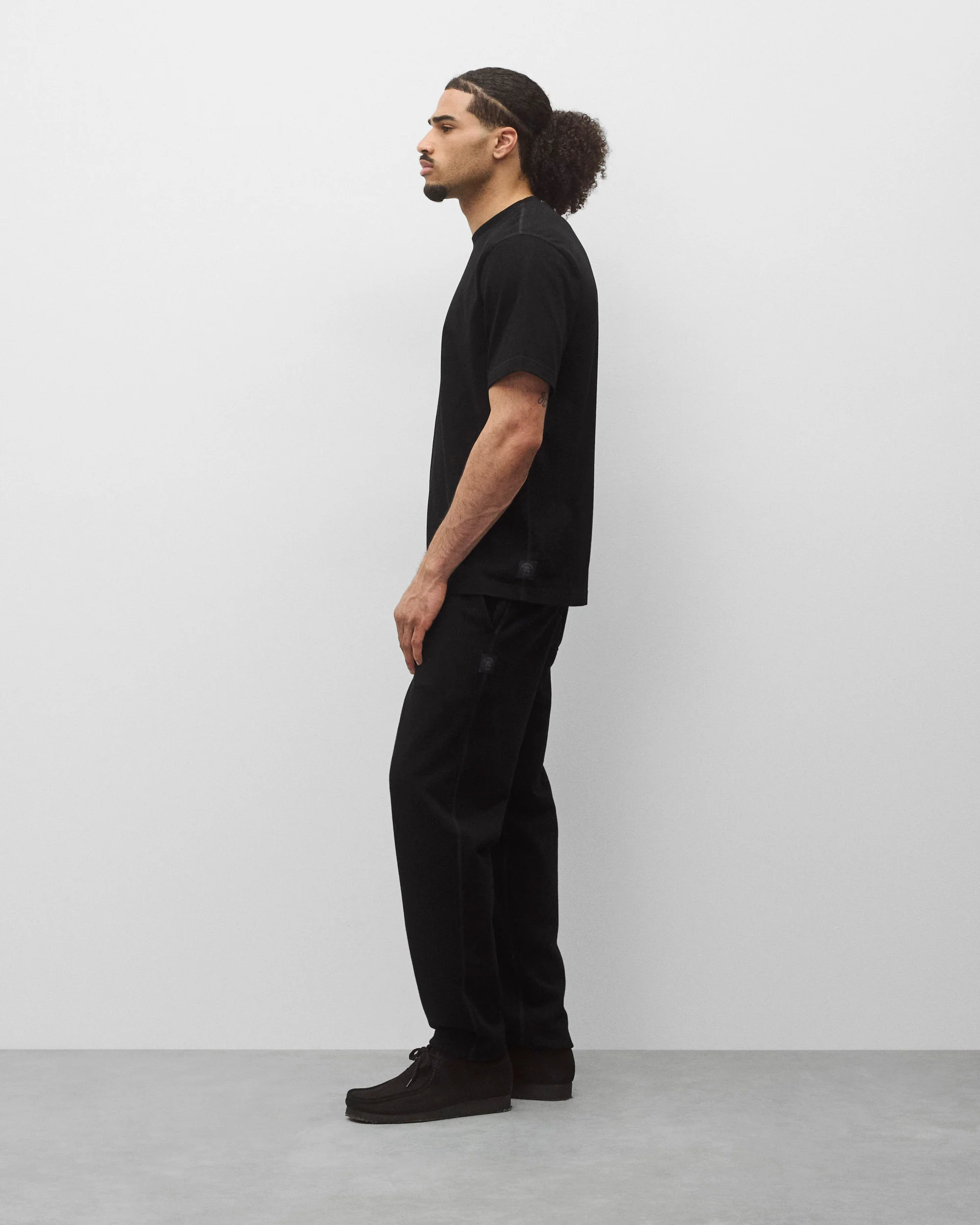 Kyoto Black Midweight Jersey Standard T-Shirt - Image 4
