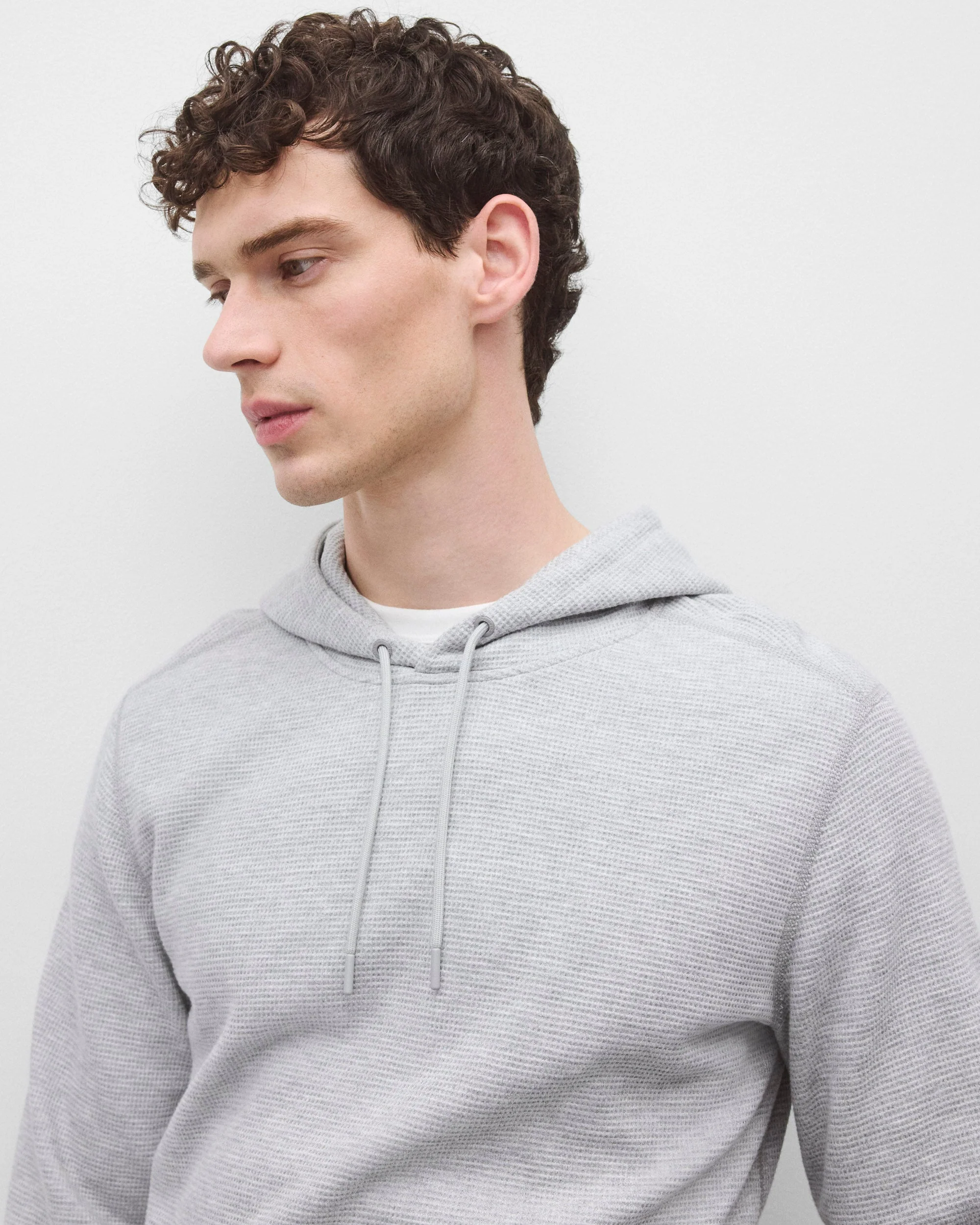 Lightweight Waffle Standard Hoodie - Image 6