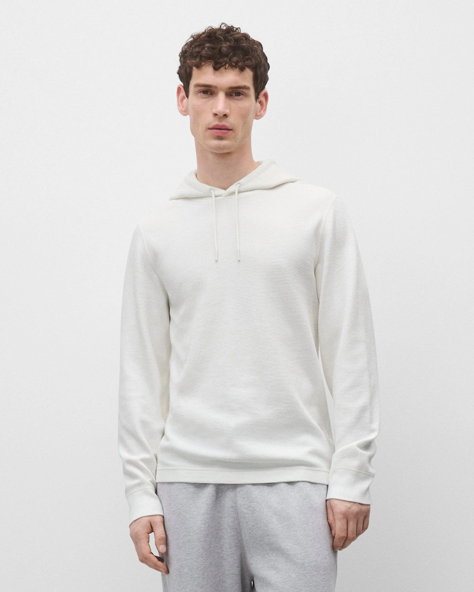 Lightweight Waffle Standard Hoodie - Image 3