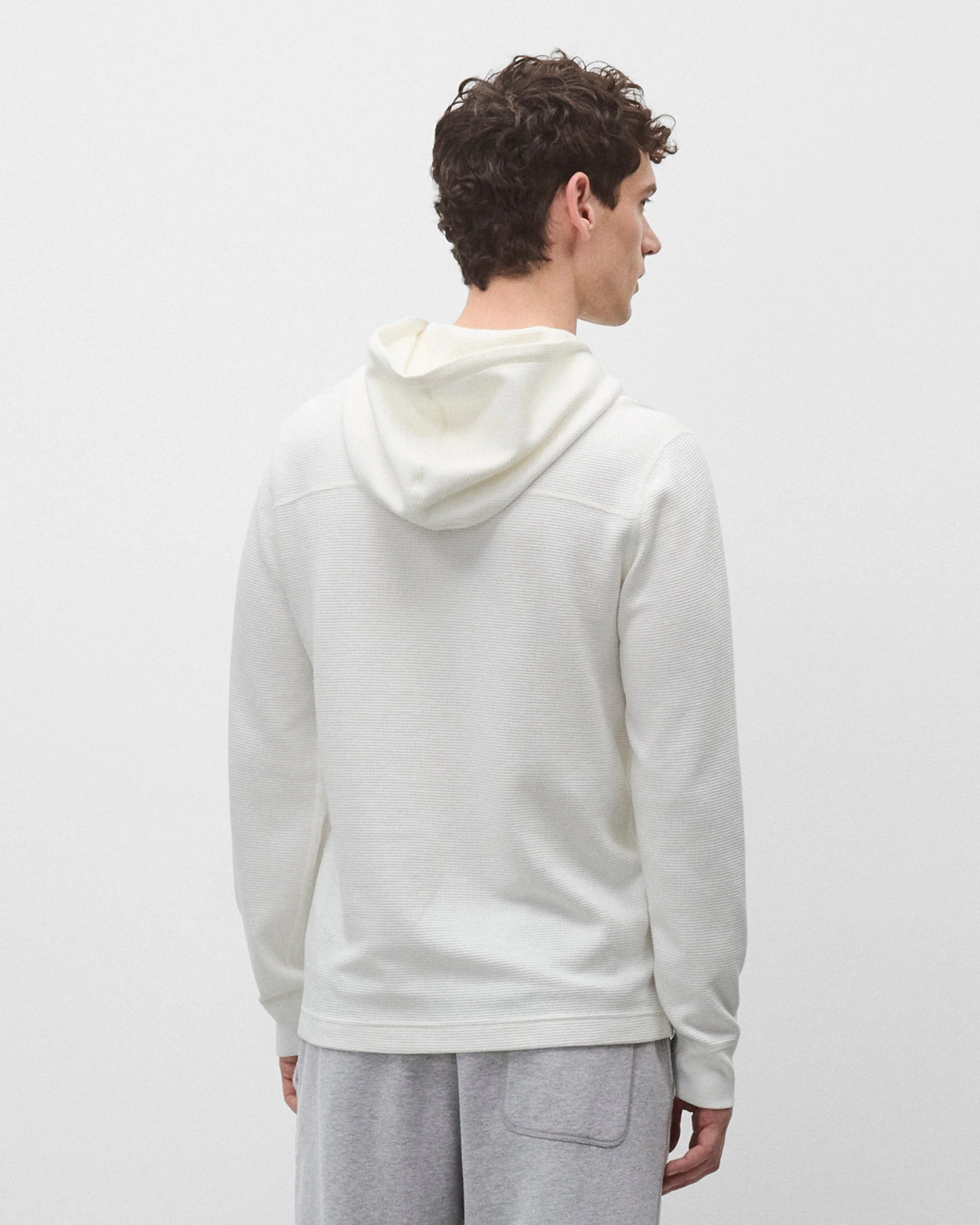 Lightweight Waffle Standard Hoodie - Image 5