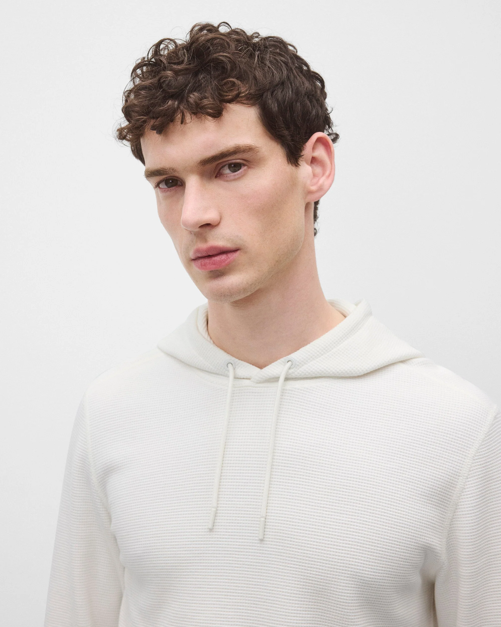 Lightweight Waffle Standard Hoodie - Image 6