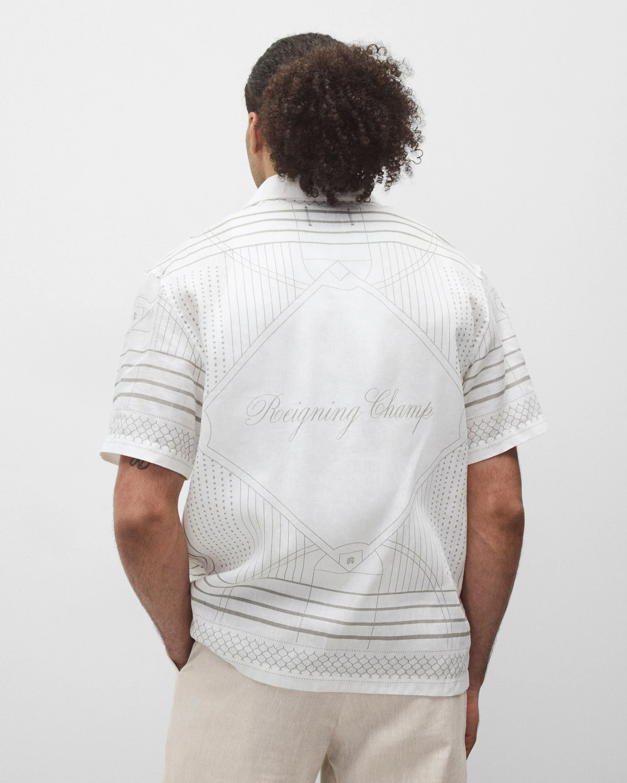 Linen Arena Standard Camp Shirt - Image 6