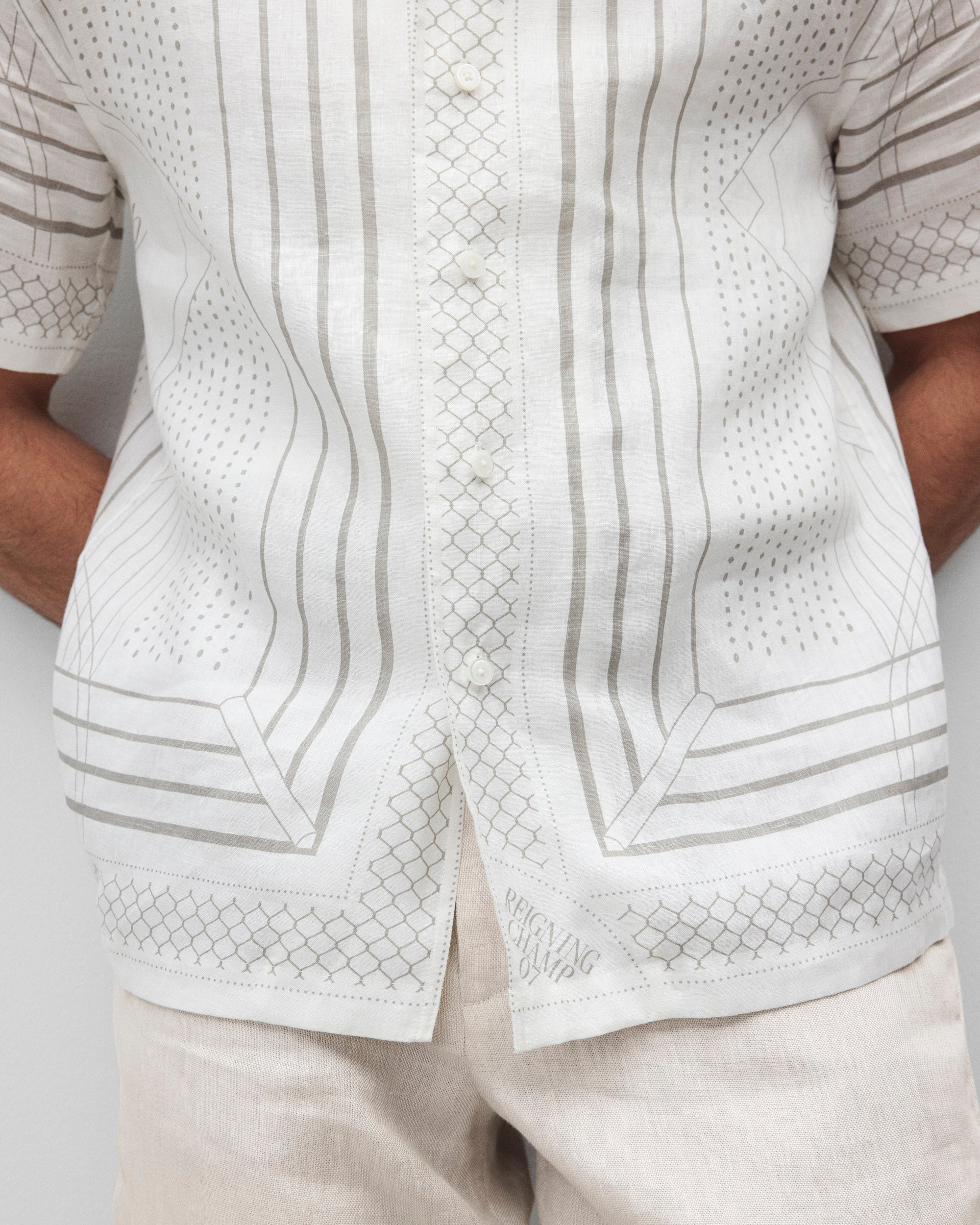 Linen Arena Standard Camp Shirt - Image 7