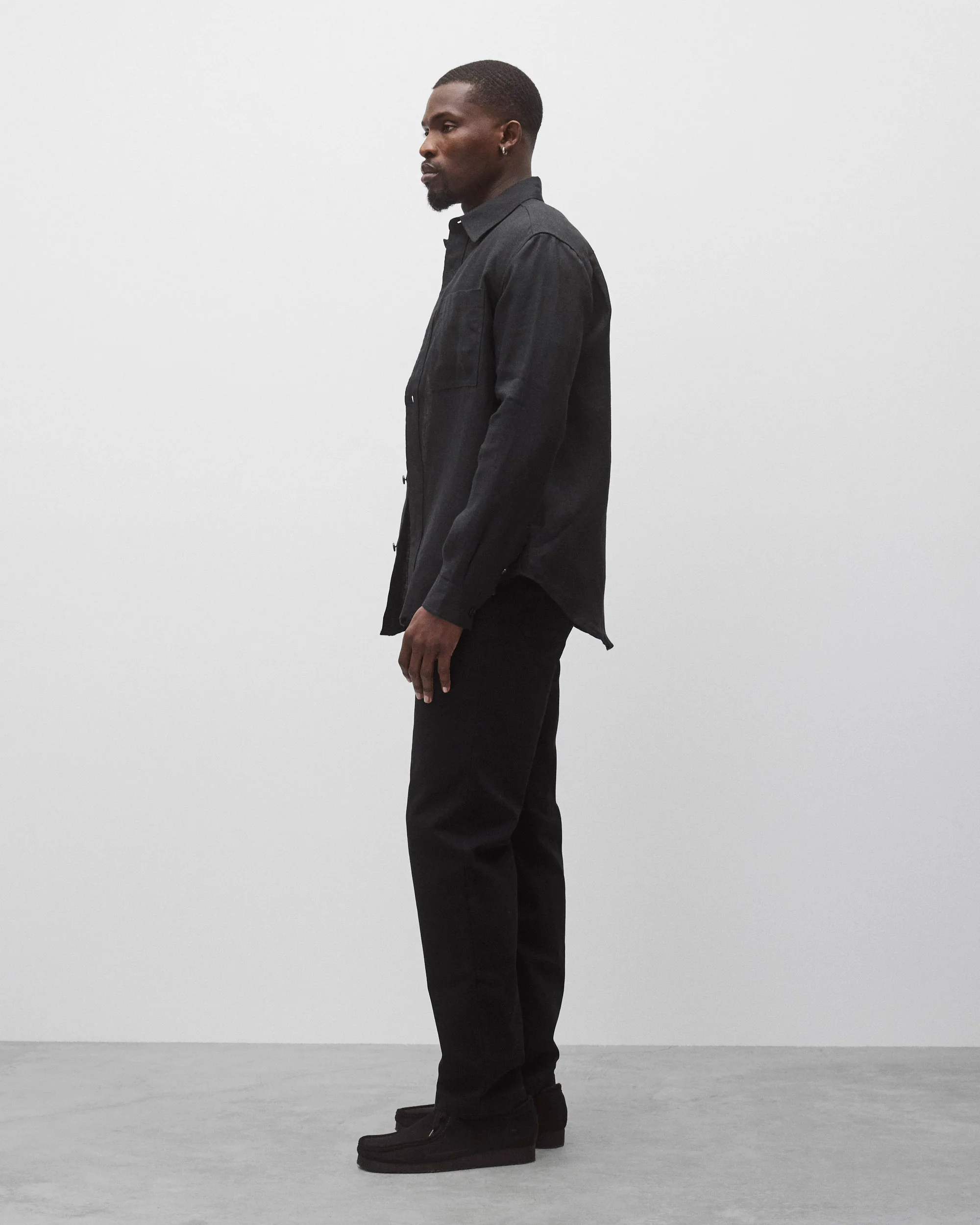 Linen Concourse Standard Overshirt - Image 4