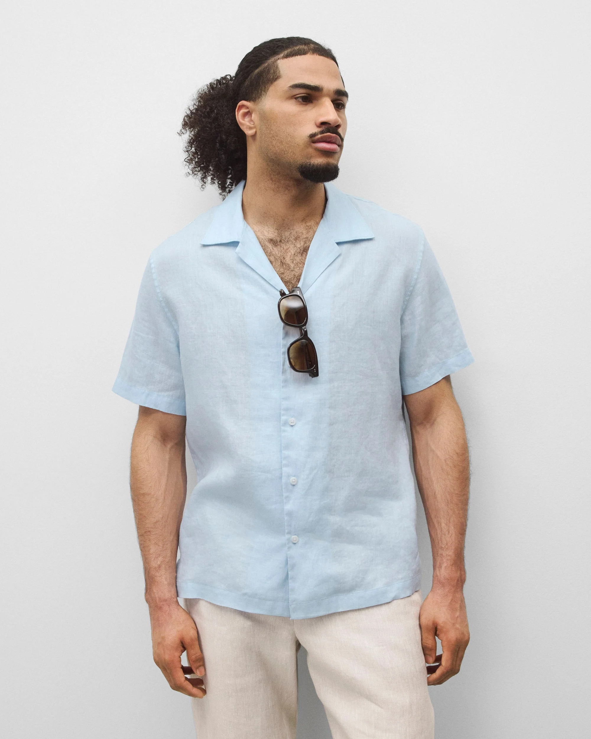 Linen Retreat Standard Camp Shirt - Image 2