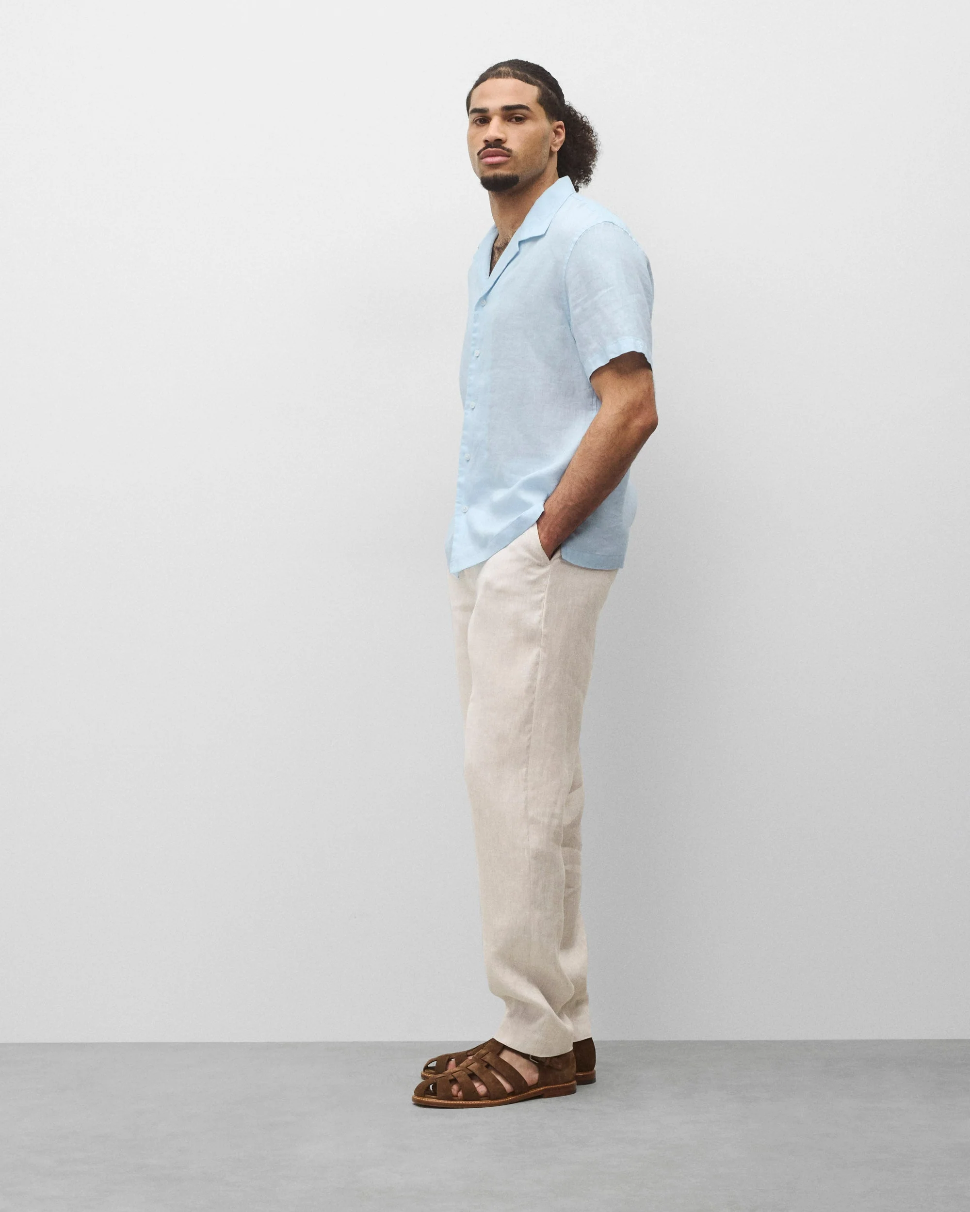 Linen Retreat Standard Camp Shirt - Image 4