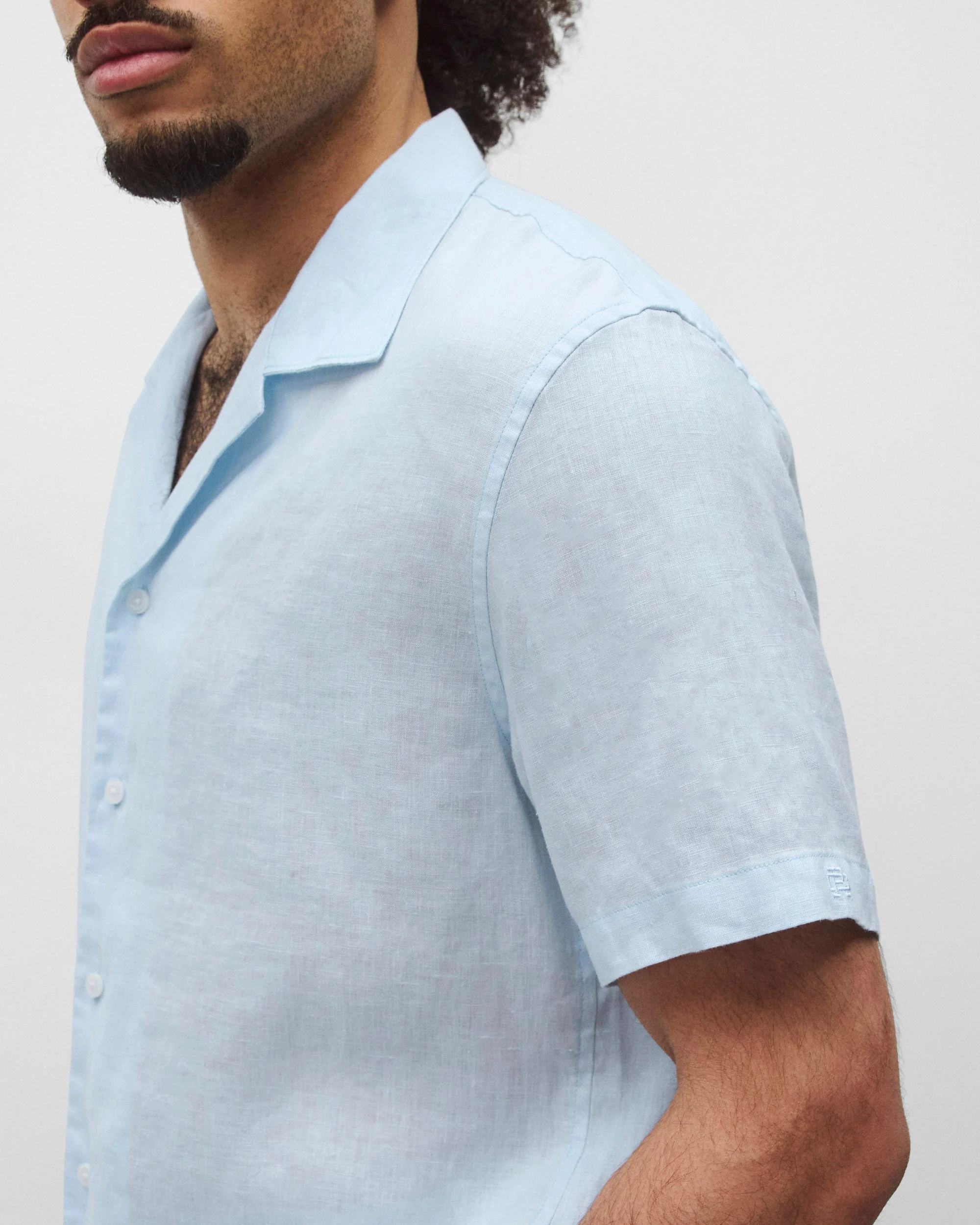 Linen Retreat Standard Camp Shirt - Image 6