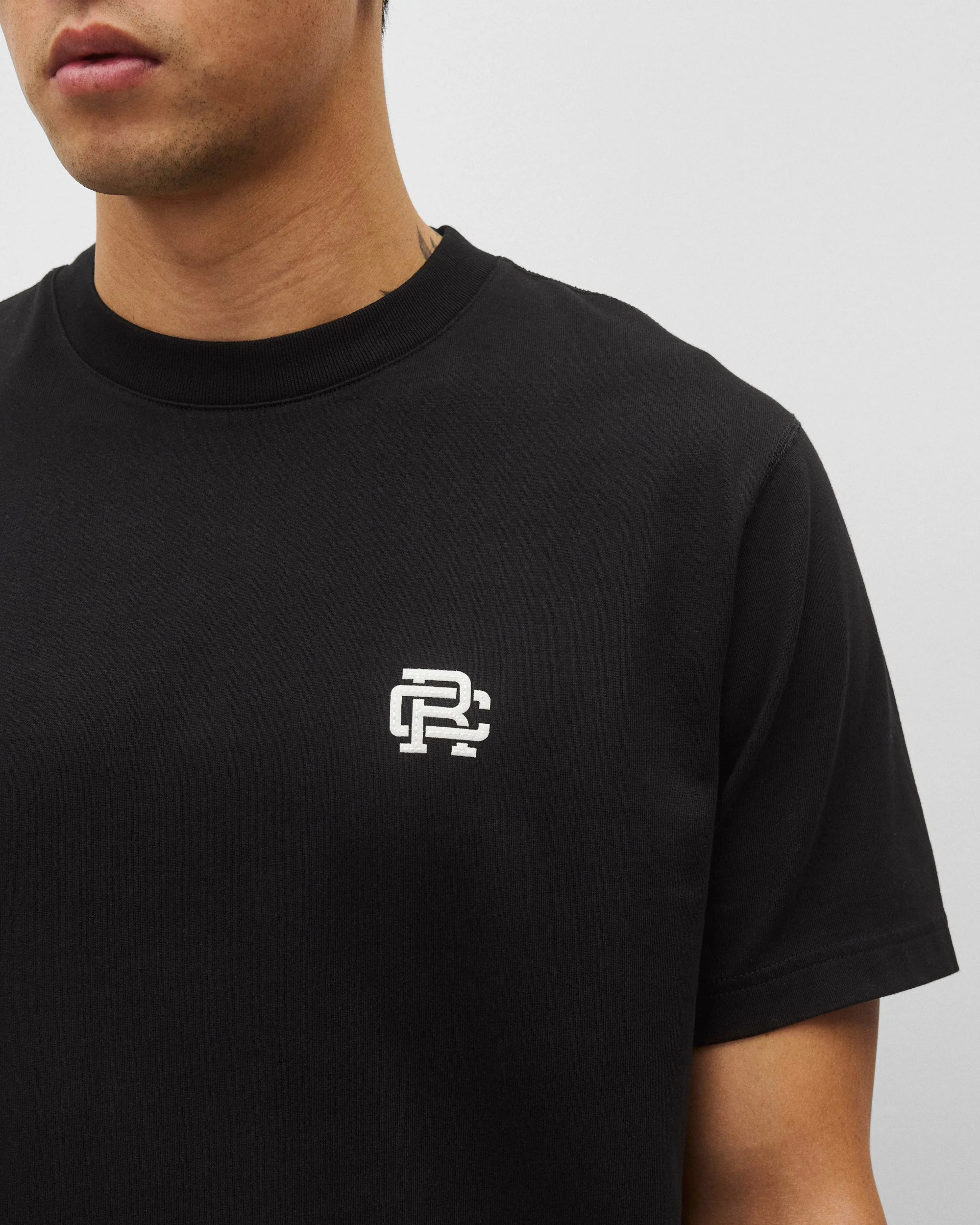 Midweight Jersey Felt Monogram OG T-Shirt - Image 5