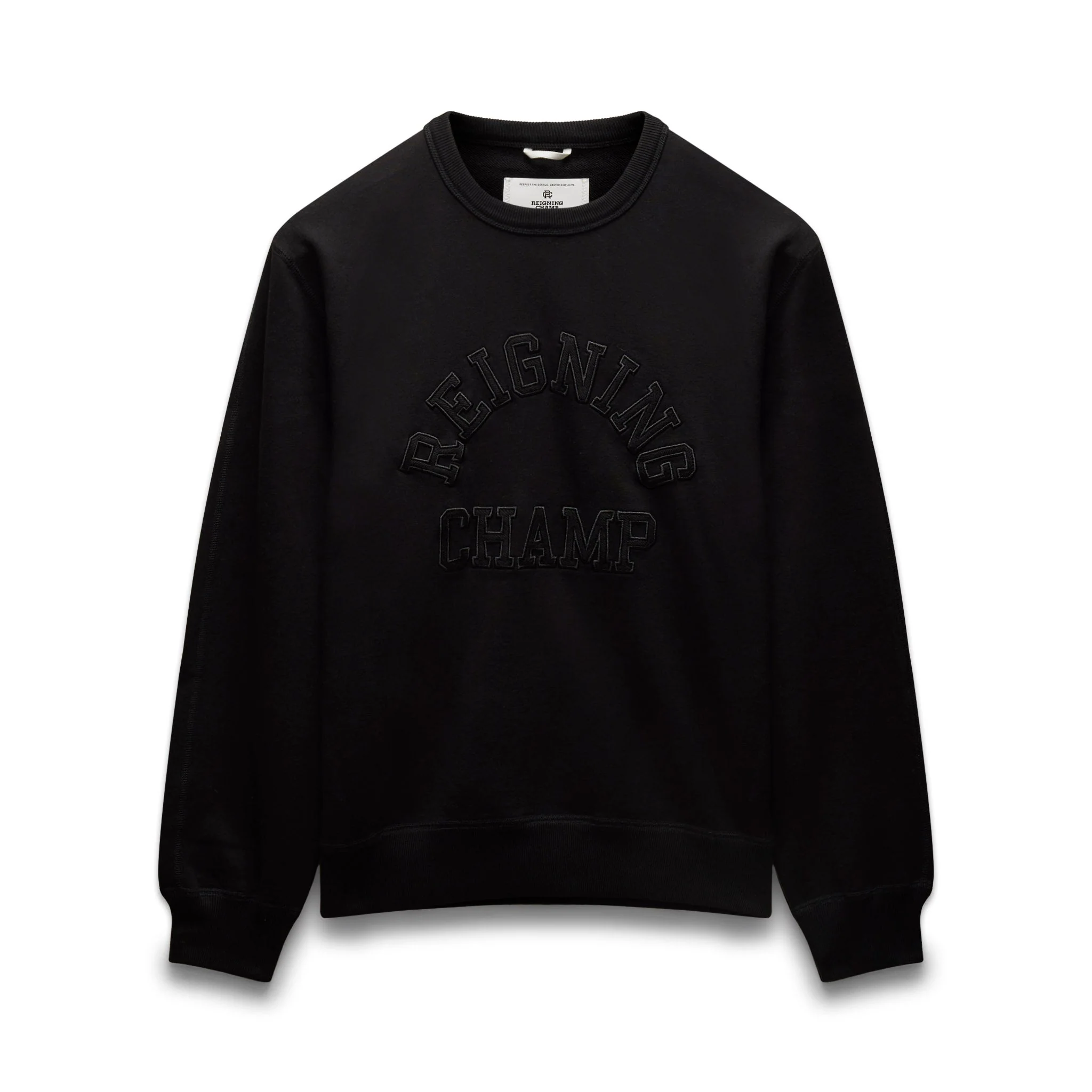 Midweight Terry Arch Logo Standard Crewneck