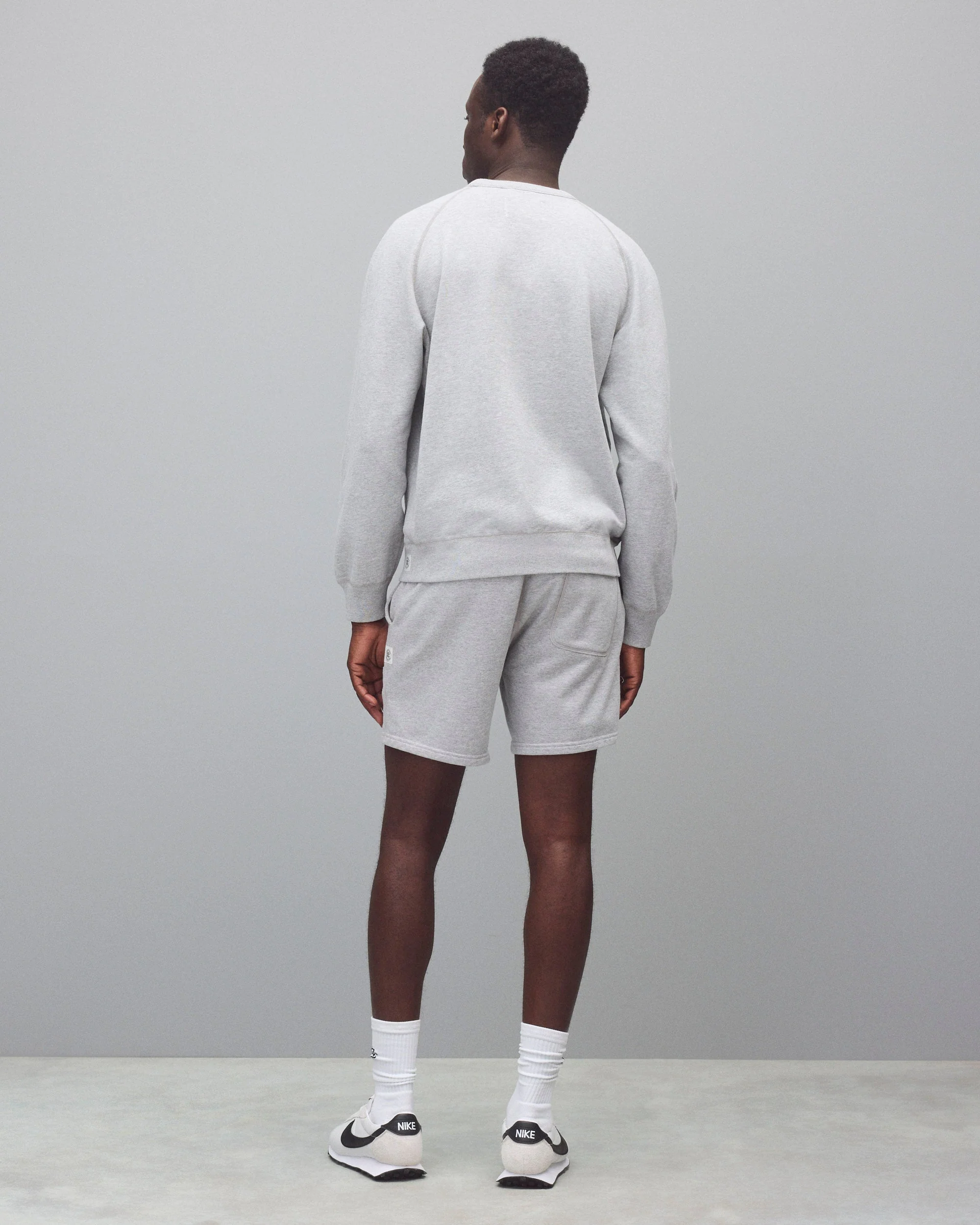 Midweight Terry Arch Logo Standard Crewneck - Image 4