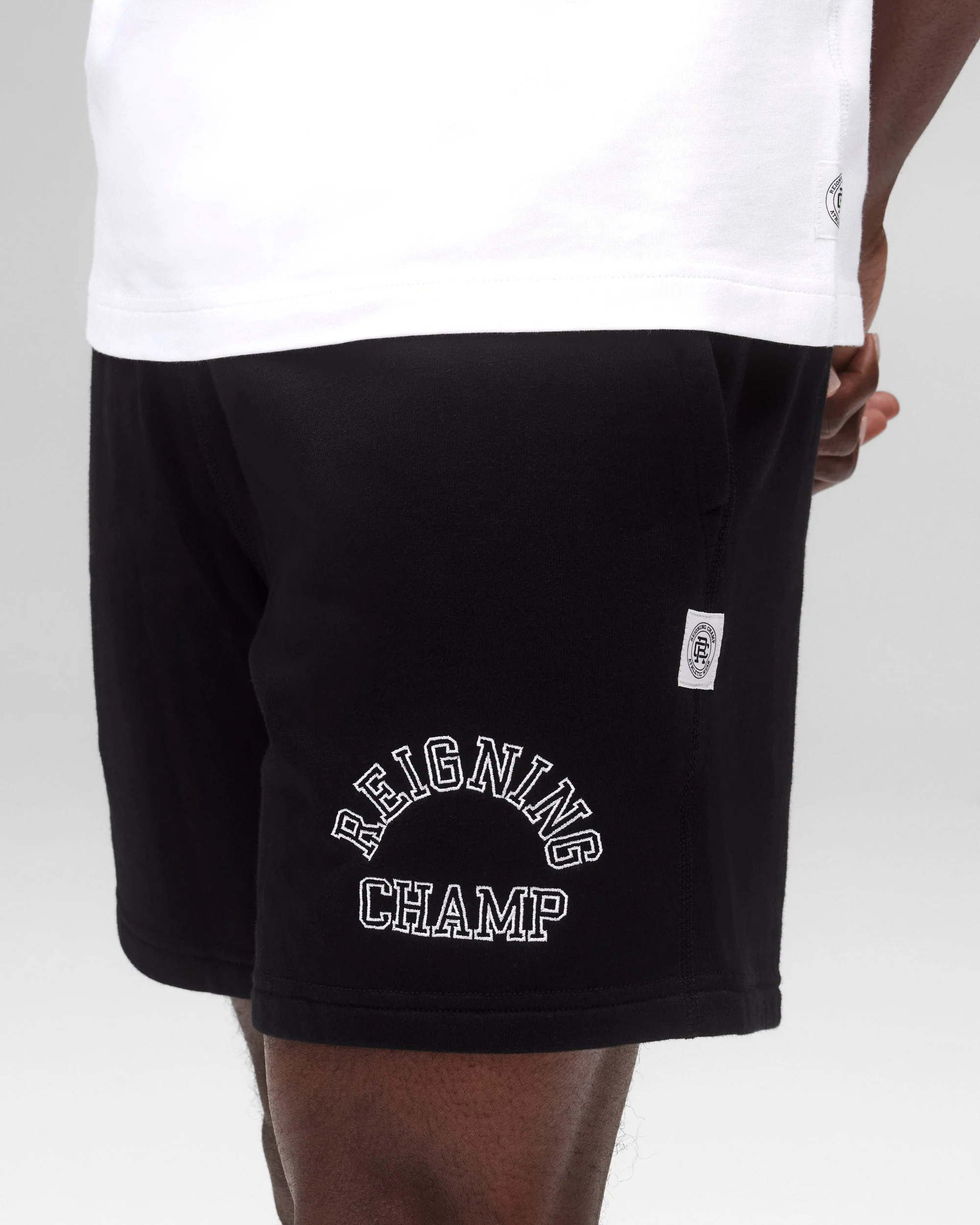 Midweight Terry Arch Logo Standard Sweatshort 6" - Image 6