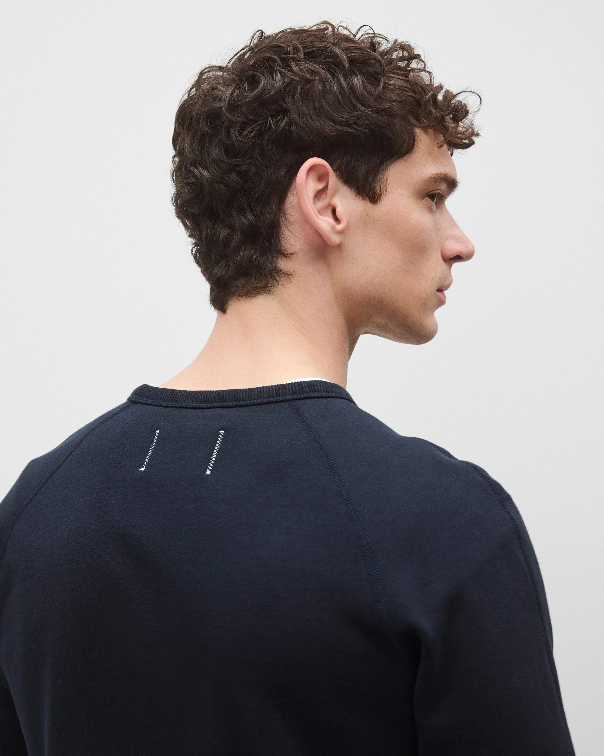 Midweight Terry Slim Crewneck - Image 6