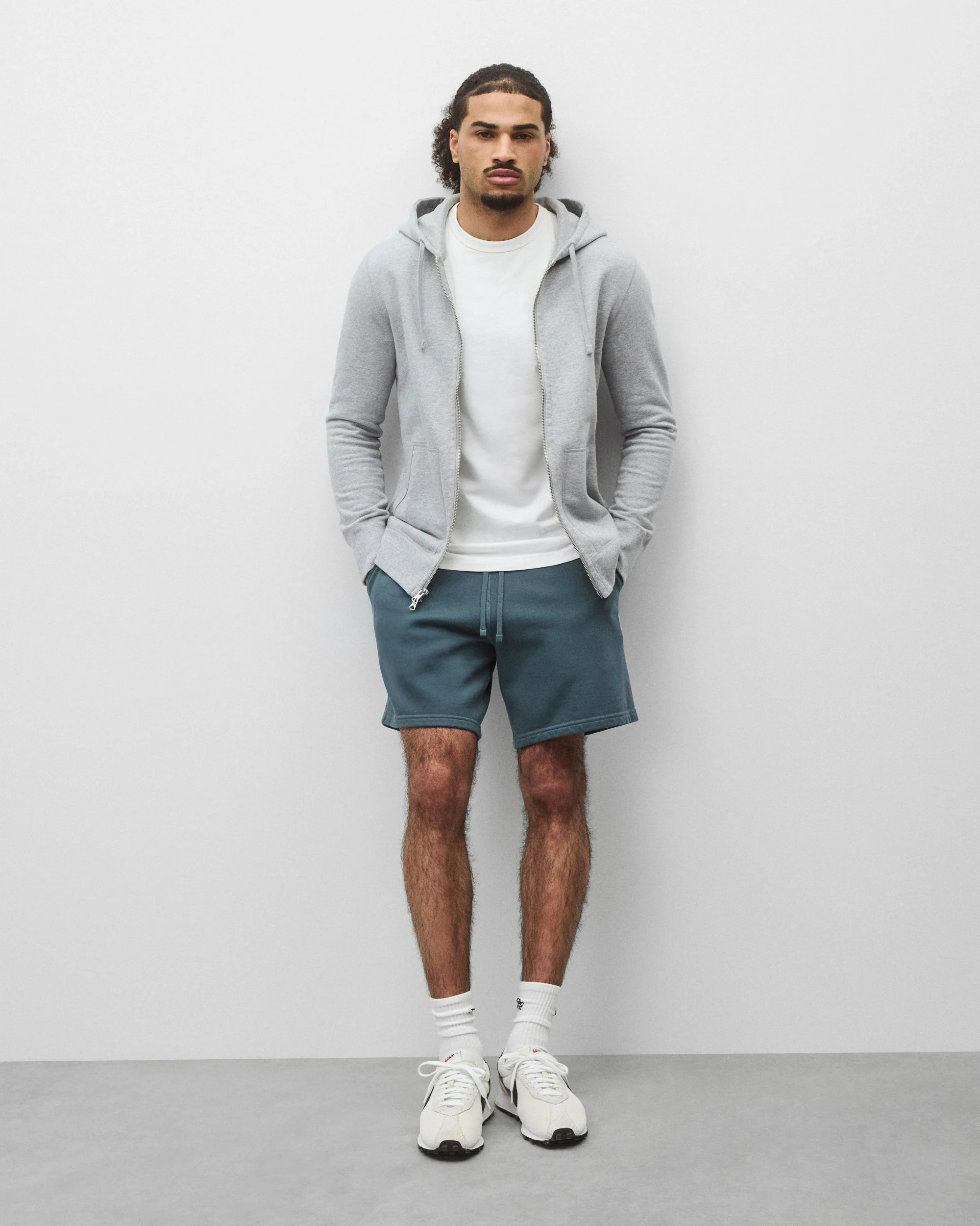 Midweight Terry Slim Zip Hoodie - Image 3