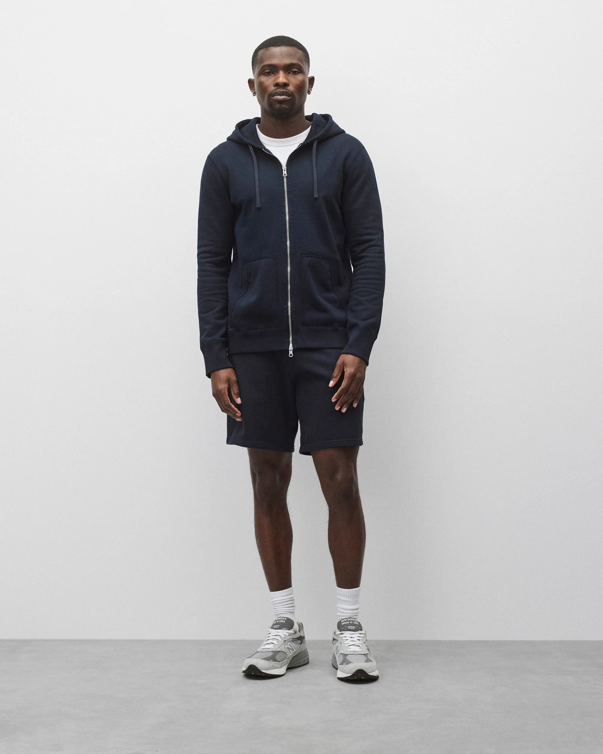 Midweight Terry Slim Zip Hoodie - Image 3