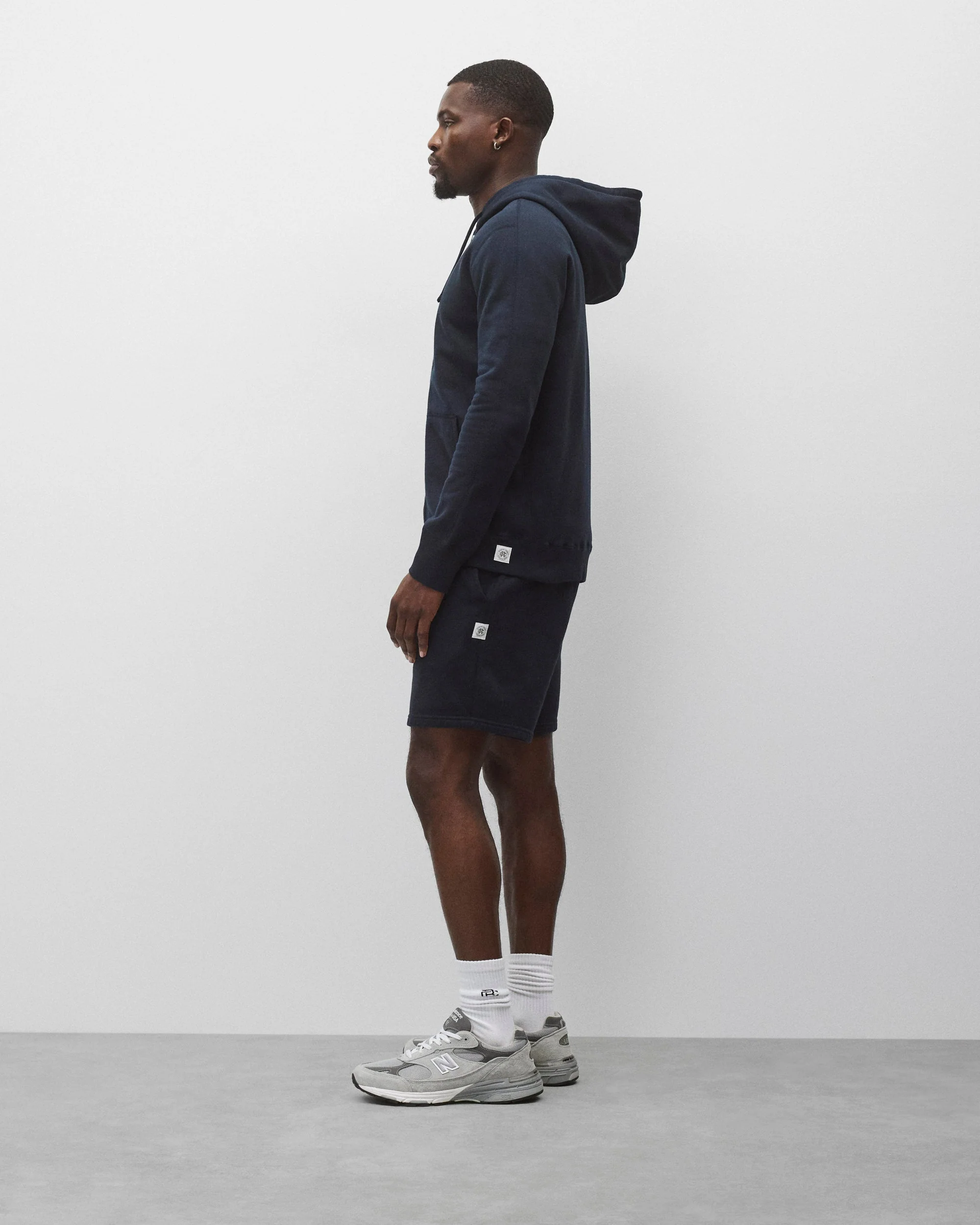 Midweight Terry Slim Zip Hoodie - Image 4