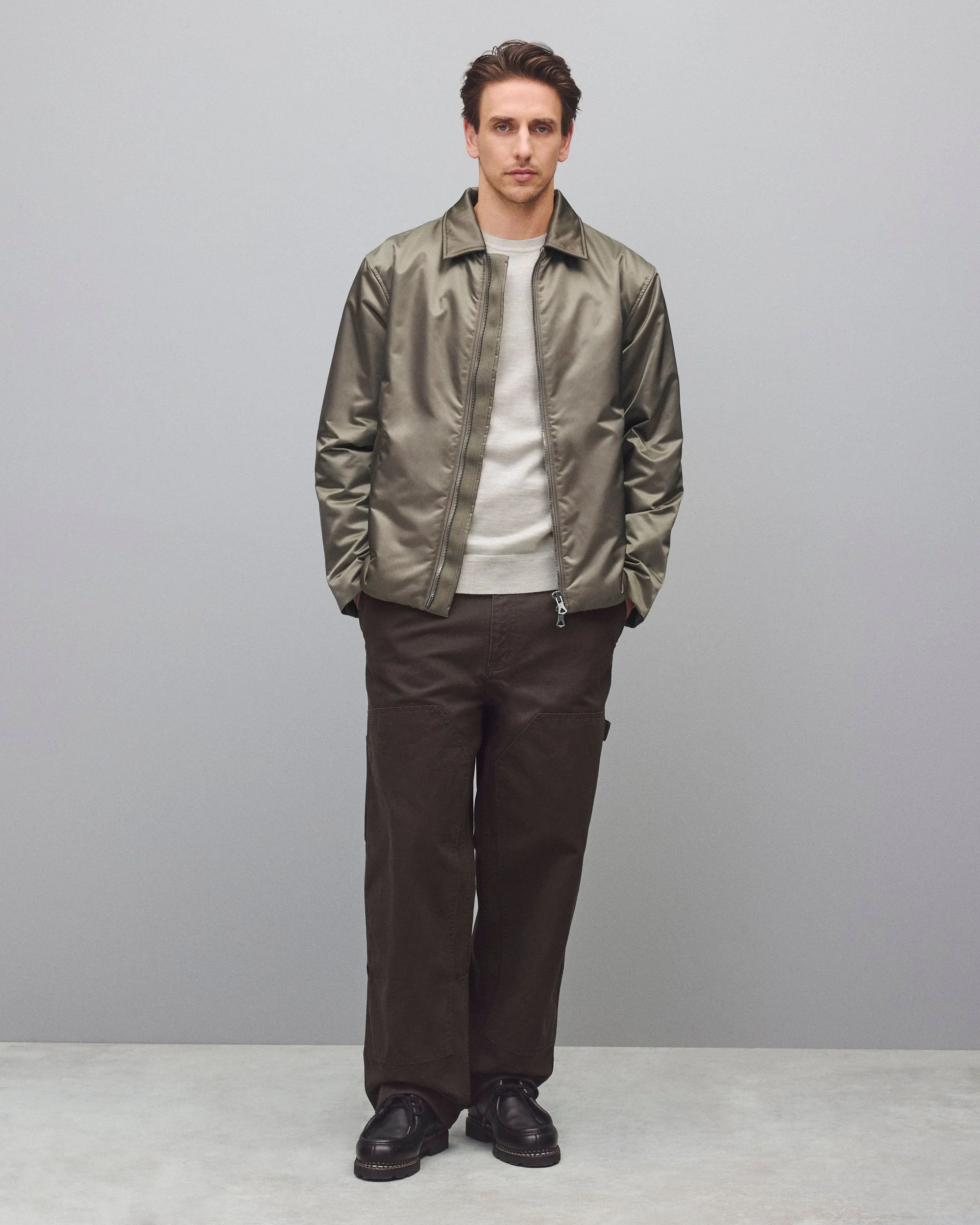 Nylon Twill Deck Jacket - Image 3