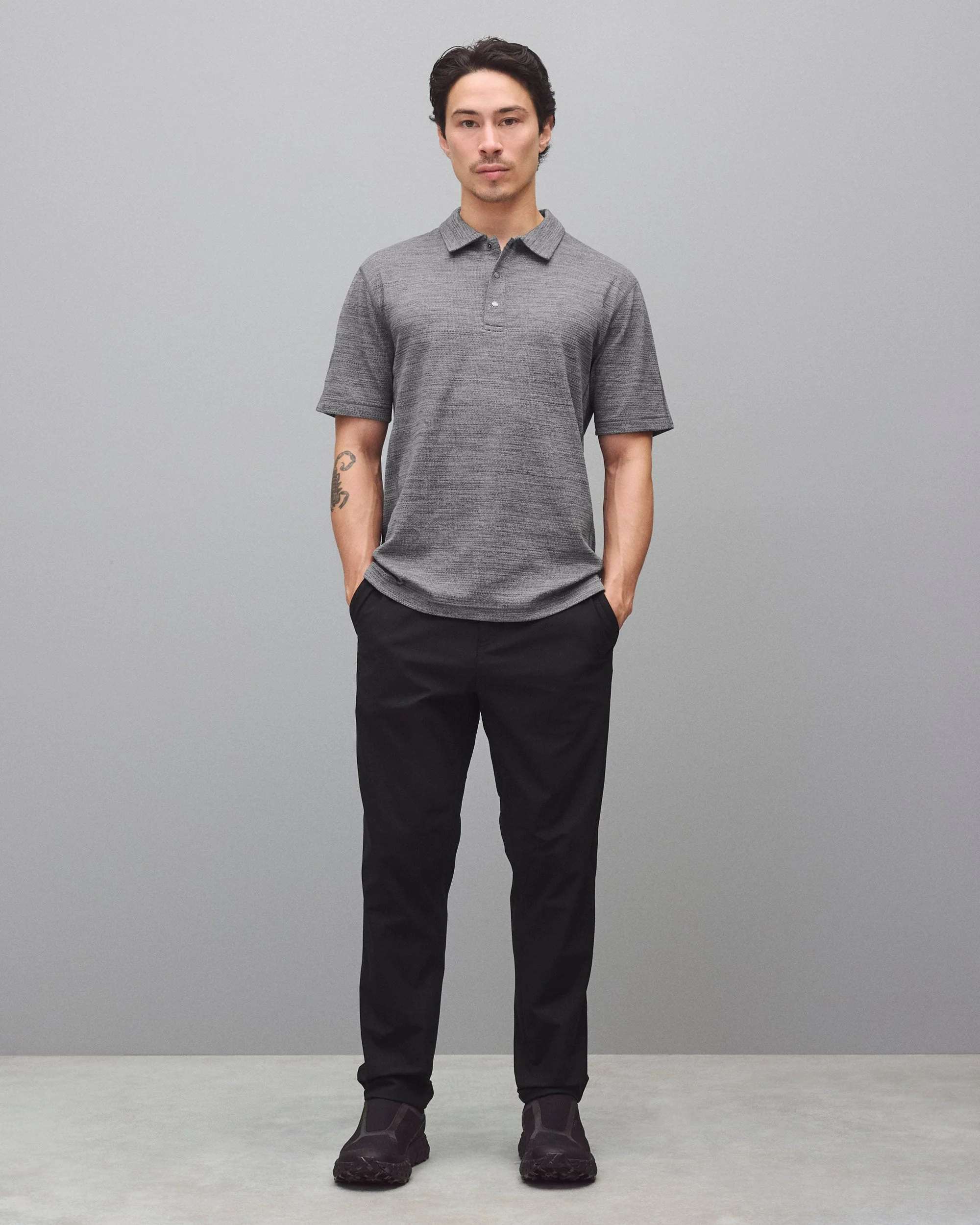Stretch Warp Knit Coach's Slim Pant - Shorter - Image 2