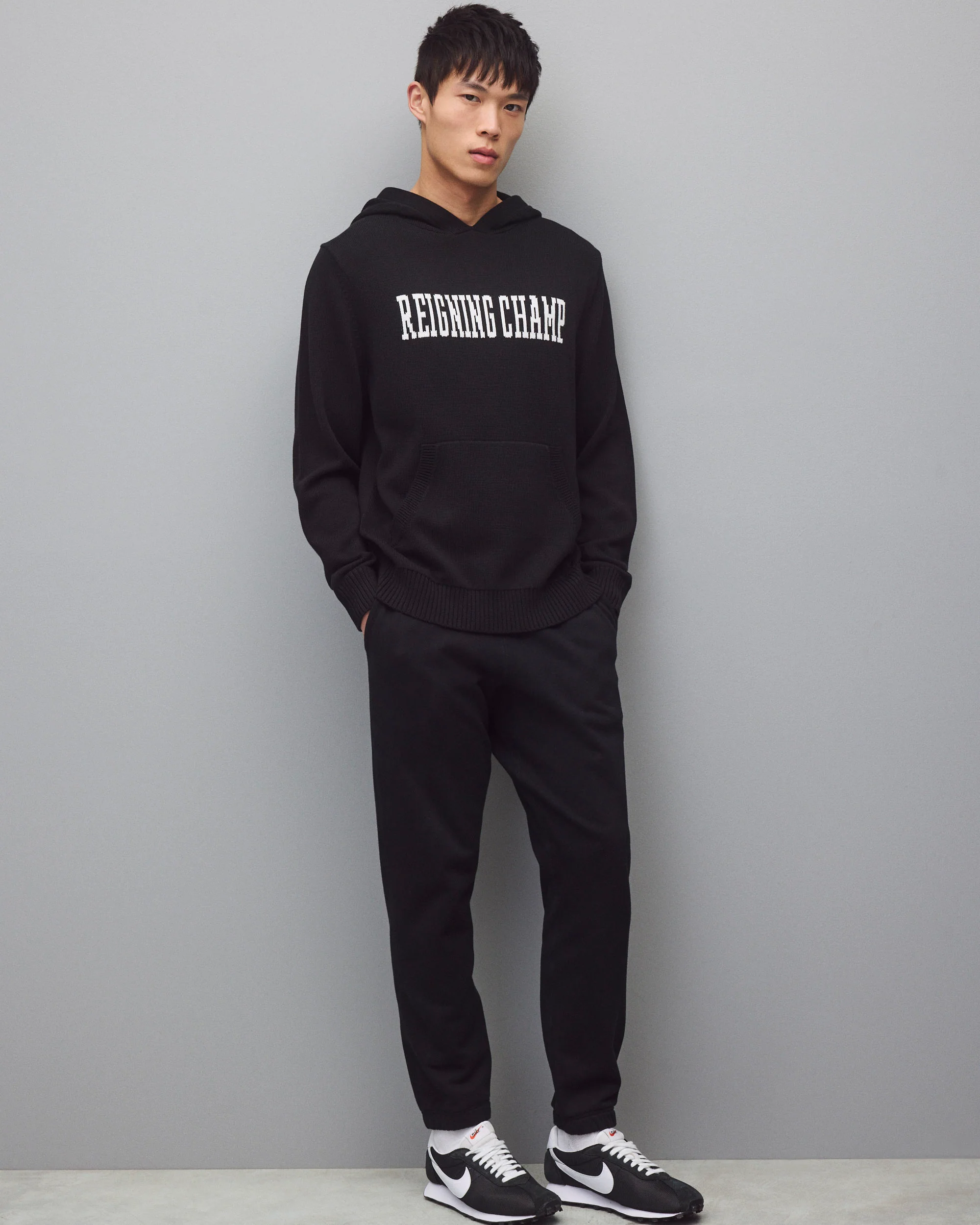 Supima Knit Collegiate Hoodie - Image 3