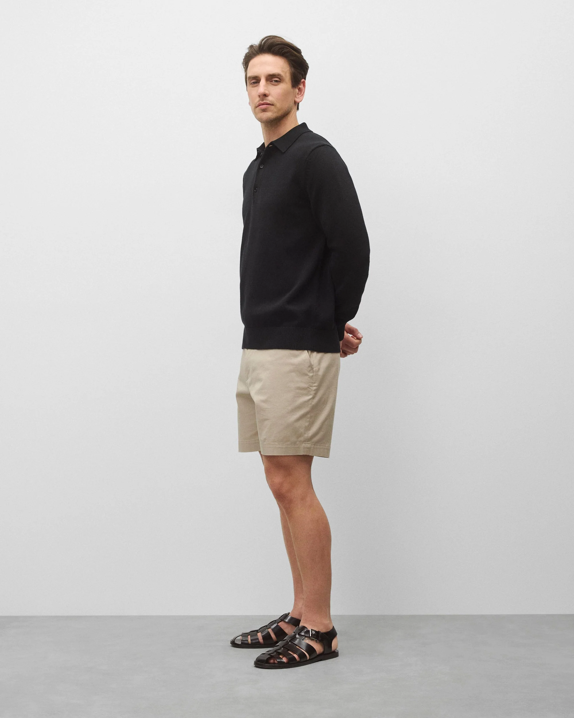 Supima Knit Commodore Polo Sweater - Image 4