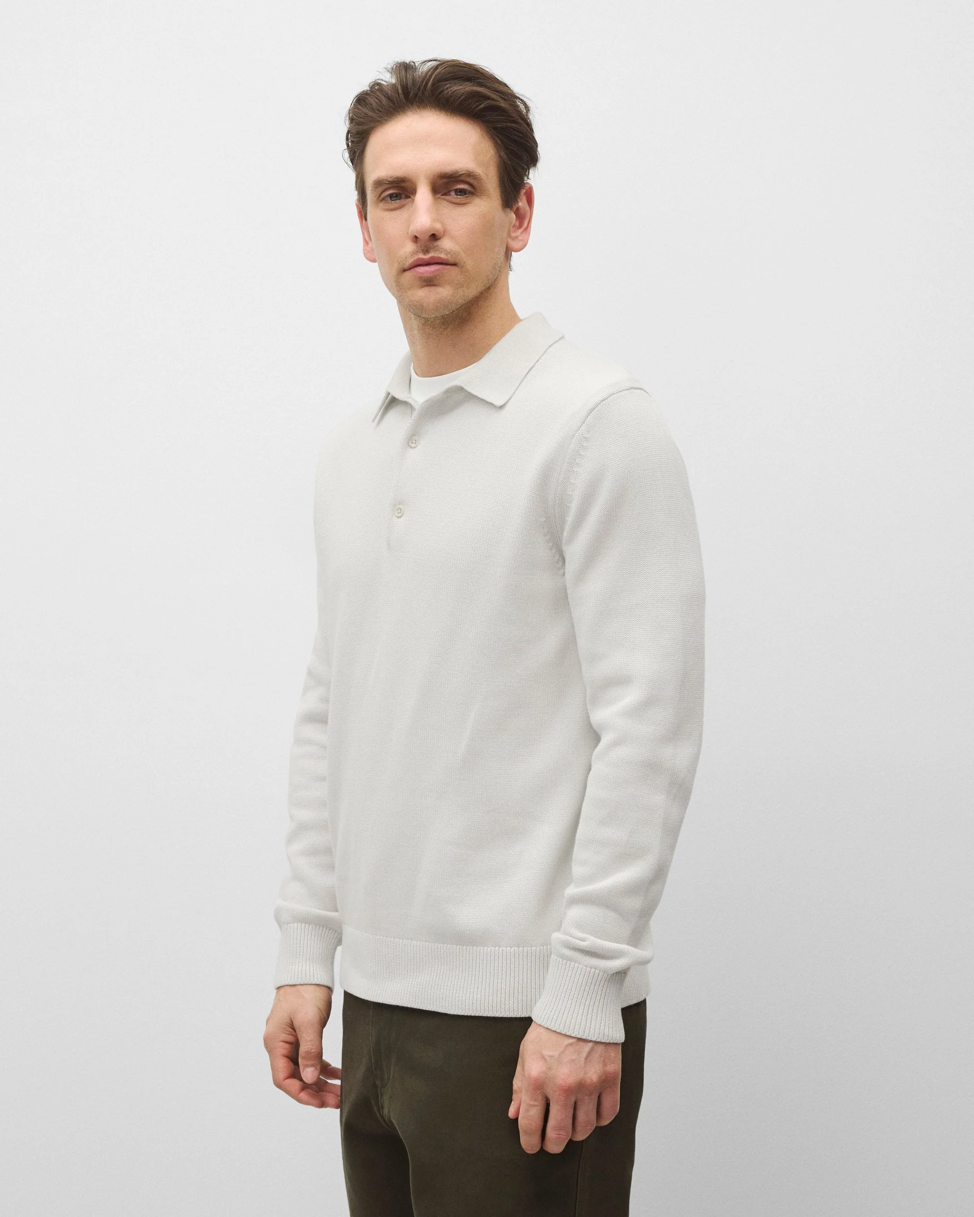Supima Knit Commodore Polo Sweater - Image 4