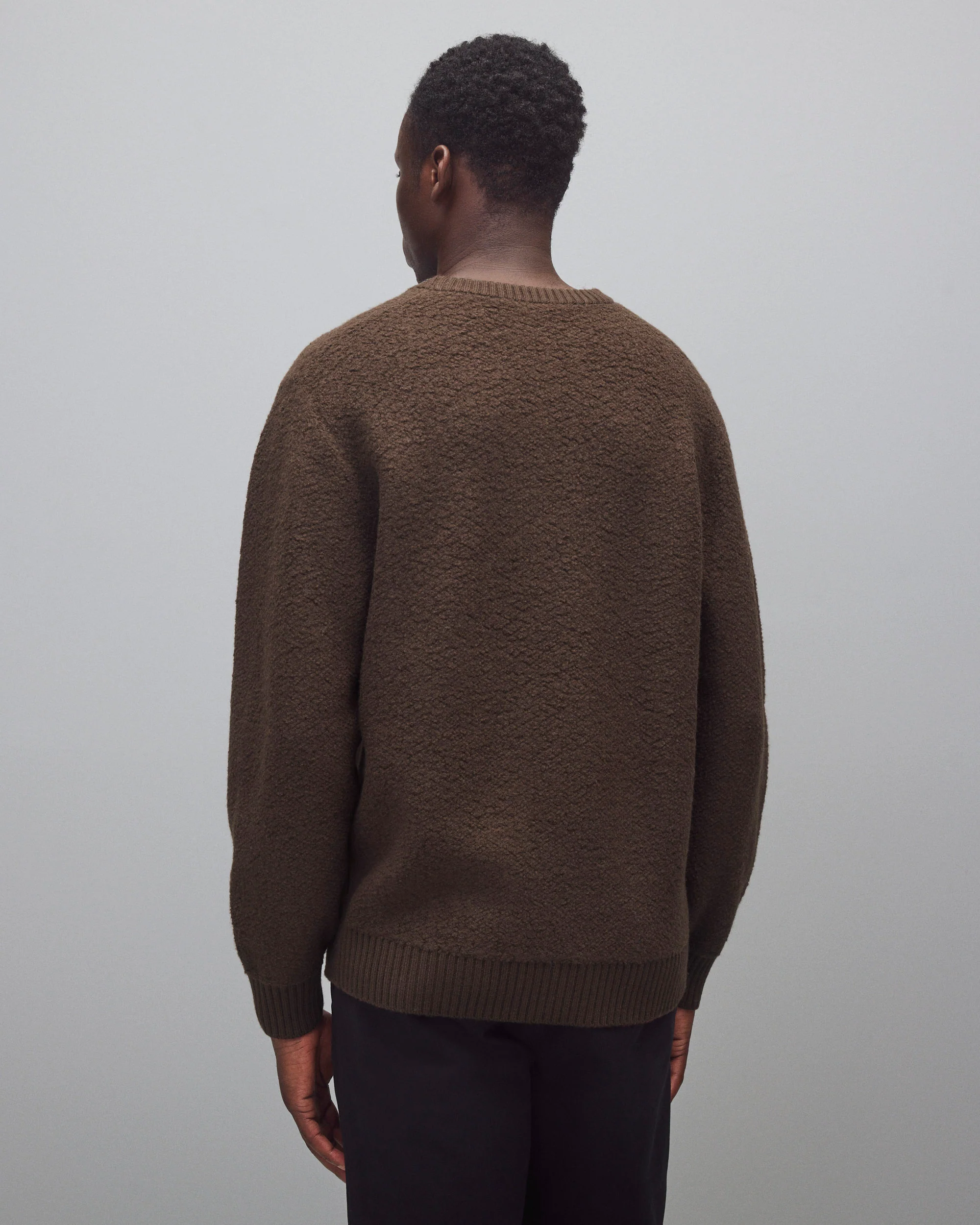 Textured Boucle Turf Crewneck - Image 4
