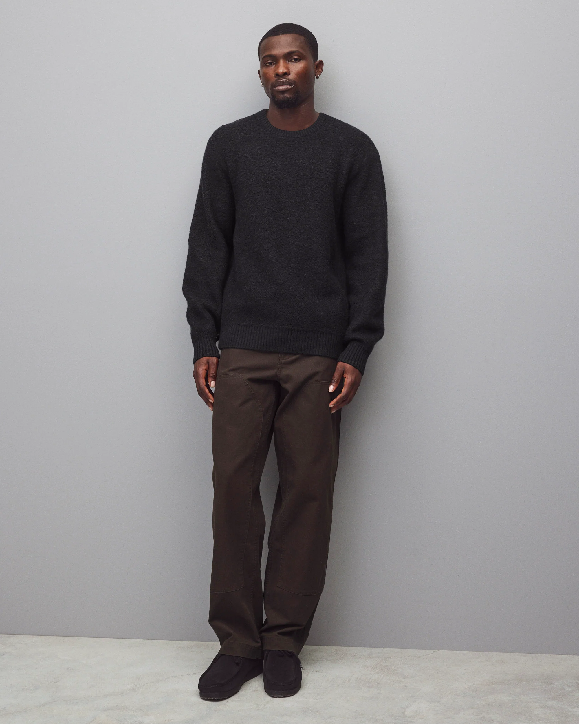 Textured Boucle Turf Crewneck - Image 3