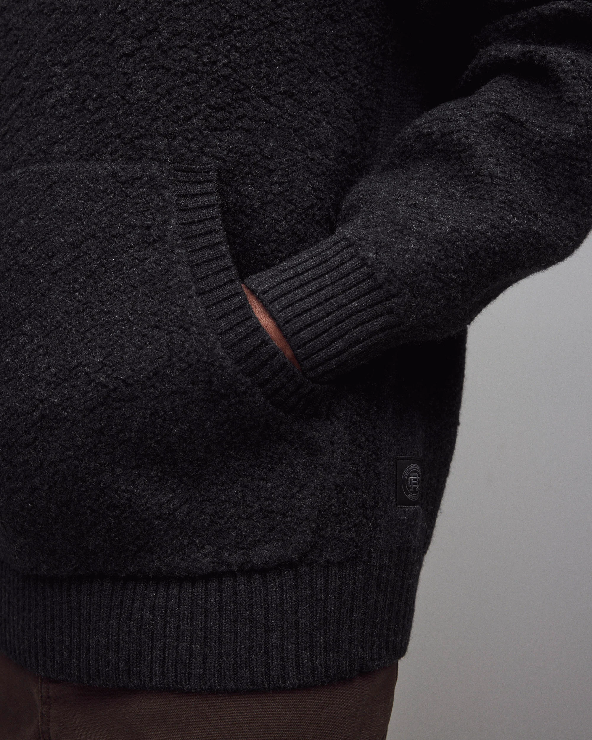 Textured Boucle Turf Hoodie - Image 6