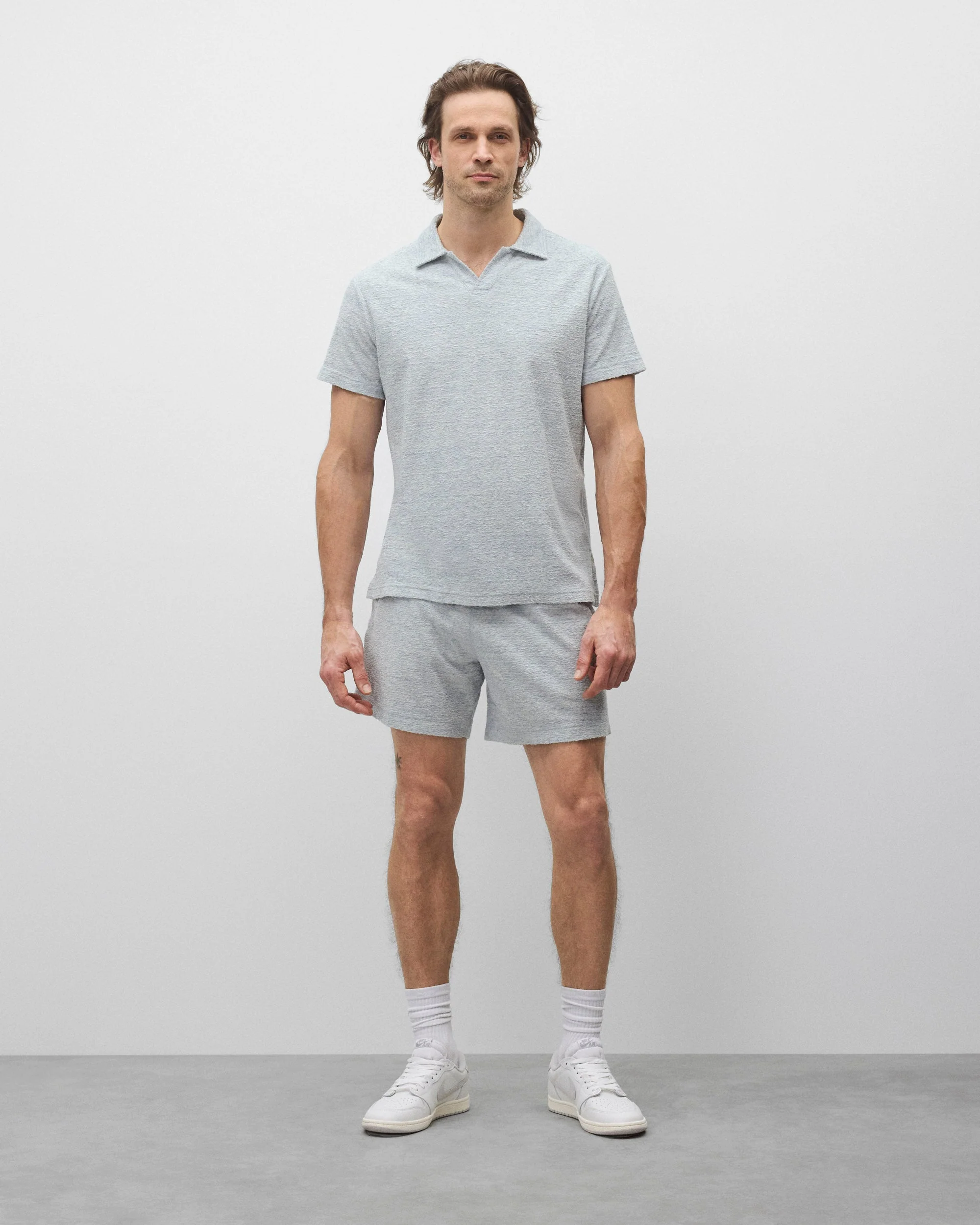 Textured Terry Standard Polo - Image 3